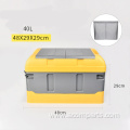 Double layers small lockable car inside storage box